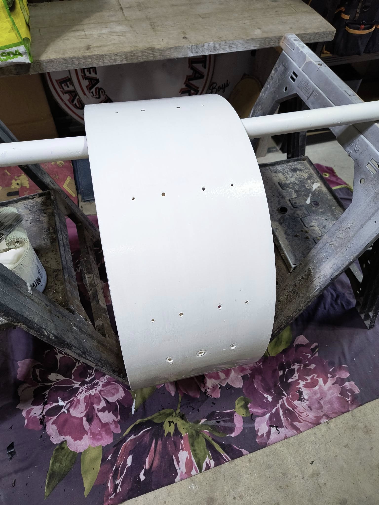 bass drum repainted