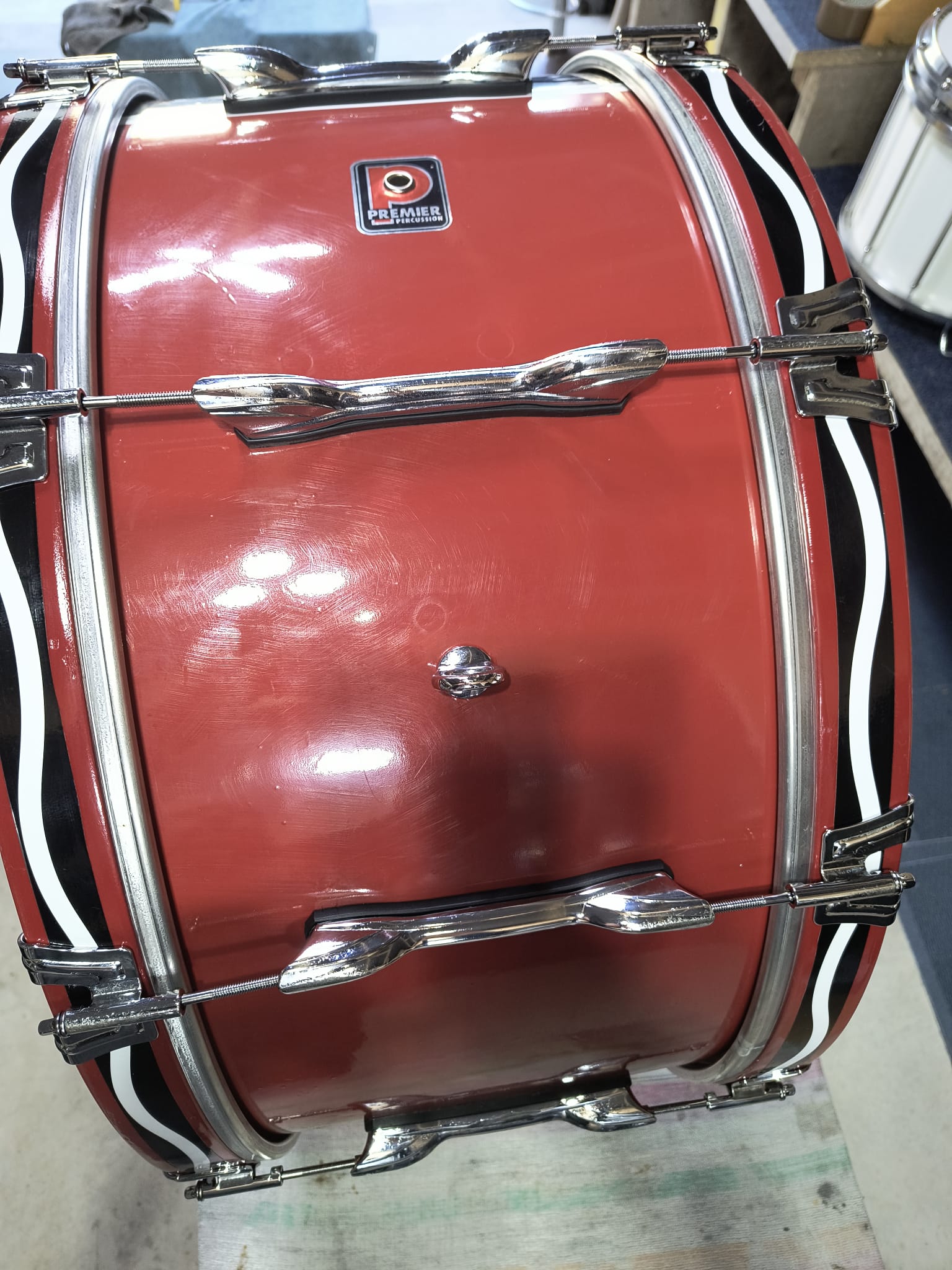bass drum close up
