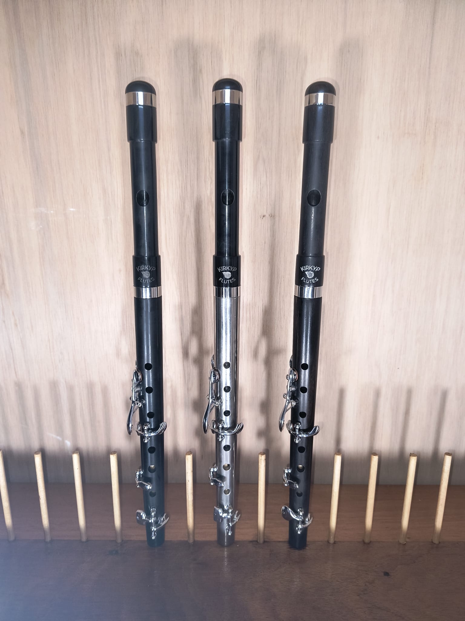 delrin marching flutes blackwood and steel flute